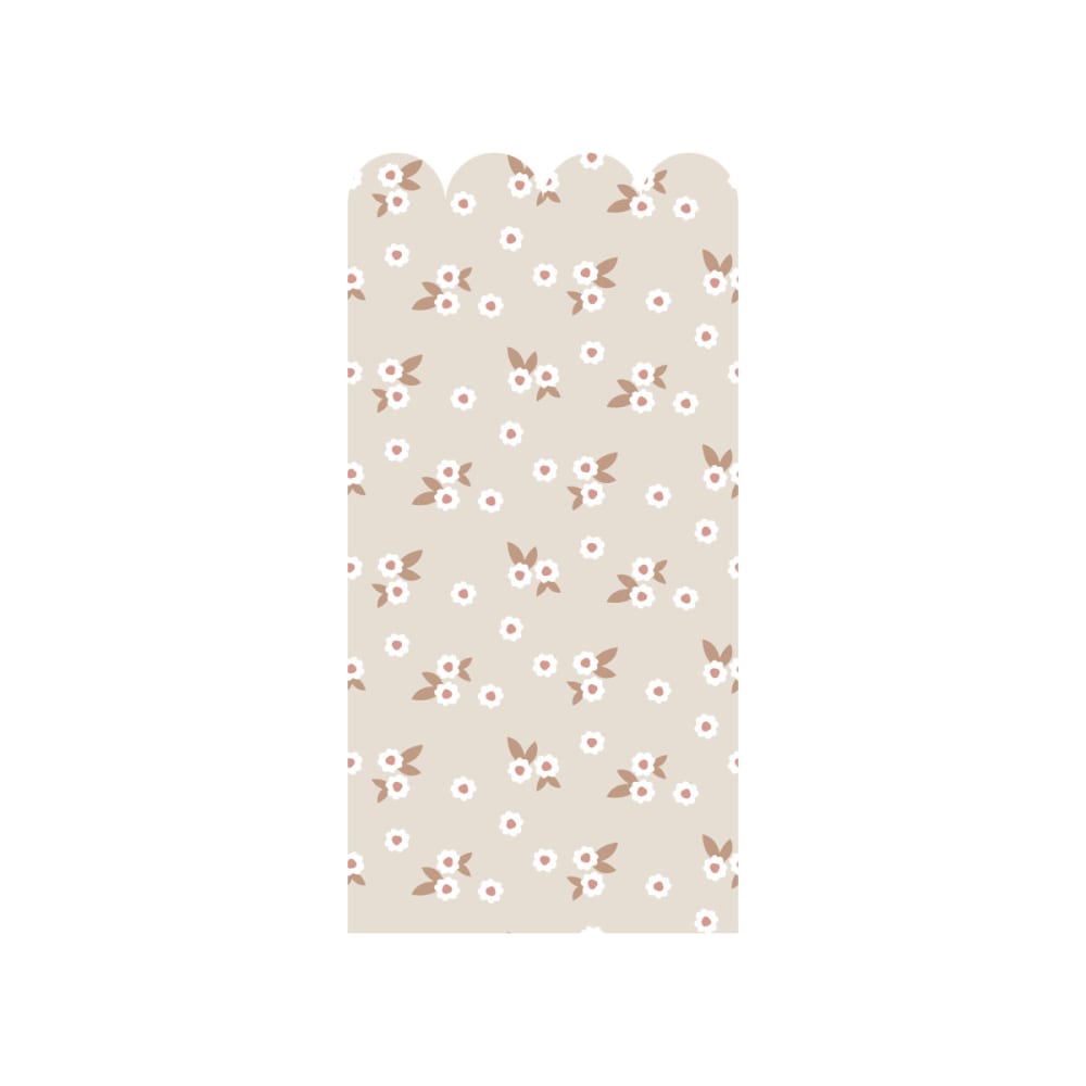Decochic Vinylboiserie-Sticker Scallop floral beige 50x100cm (2er-Set) Pva - Polyvinylacetat Kinder