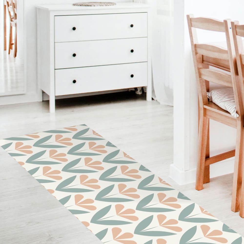 Tapis en vinyle pétales multicolore 48x198 cm — vue 3