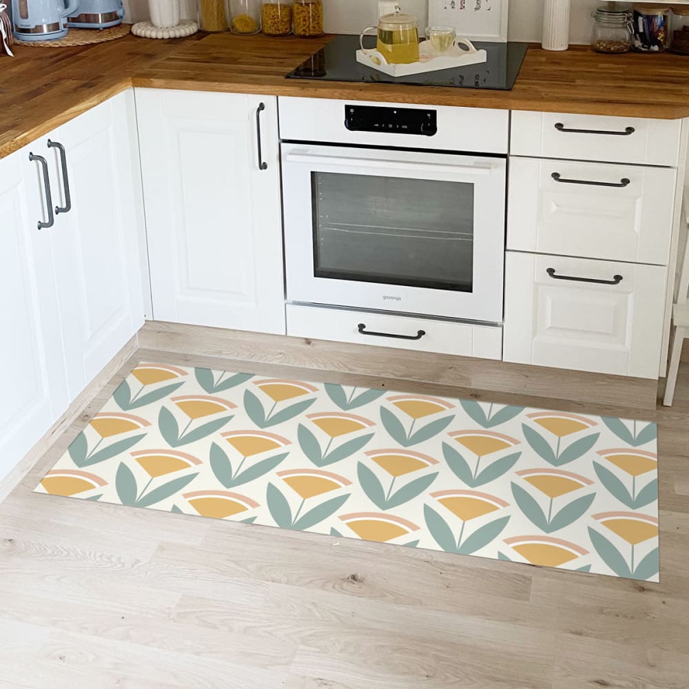 Tapis en vinyle papyrus multicolore 48x198 cm — vue 3