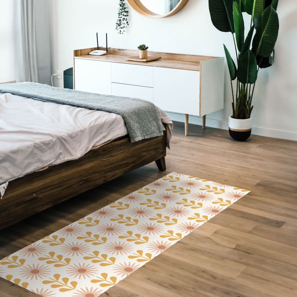 Tapis en vinyle floraison multicolore 48x198 cm — vue 3