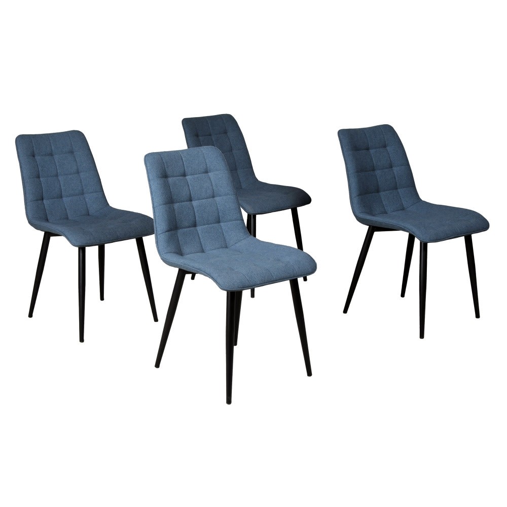 Lot de 4 chaises, pieds