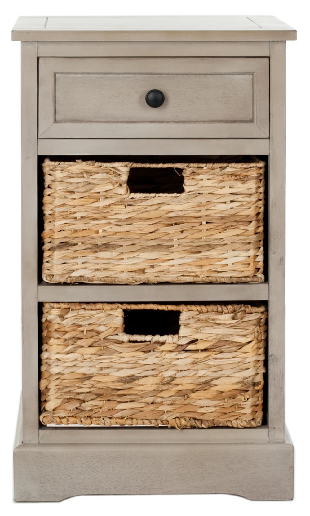 Table d'appoint en bois de pin, gris vintage Table d'appoint en bois de pin, gris vintage