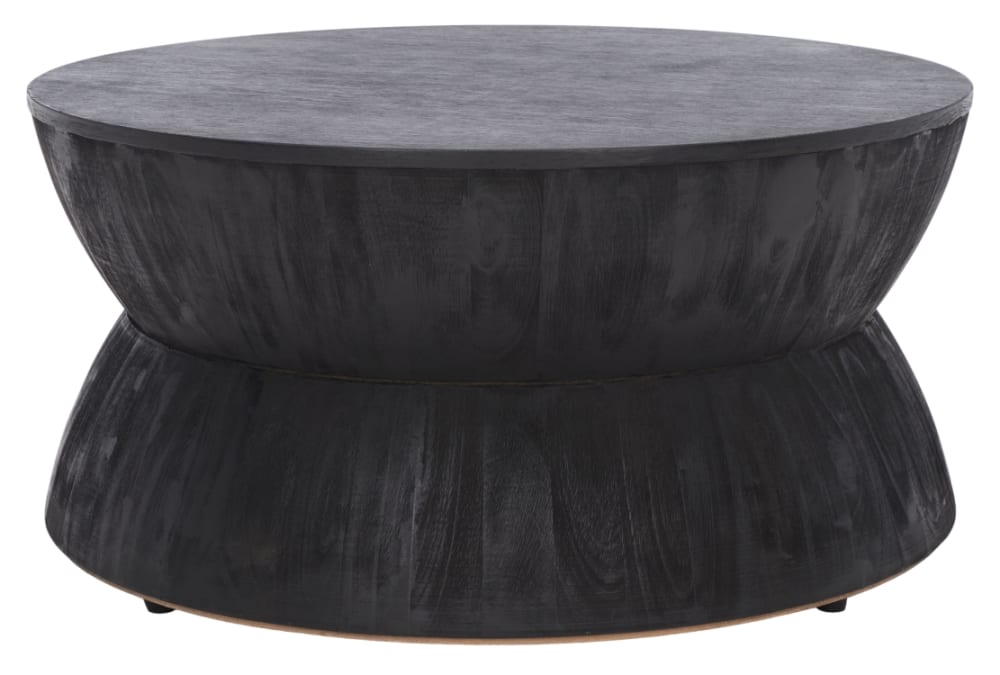 Tables basses en bayur bois & mdf okume, noir