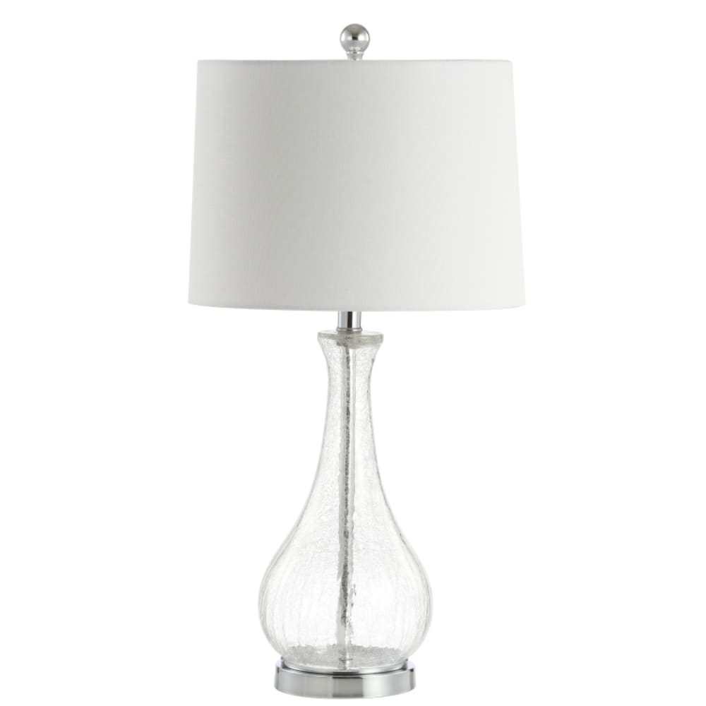 Lampe de table en verre, transparent