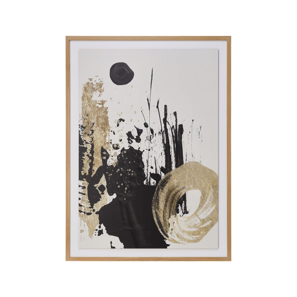 Tableau imprimé galien cadre en chêne 113 cm x 83 cm