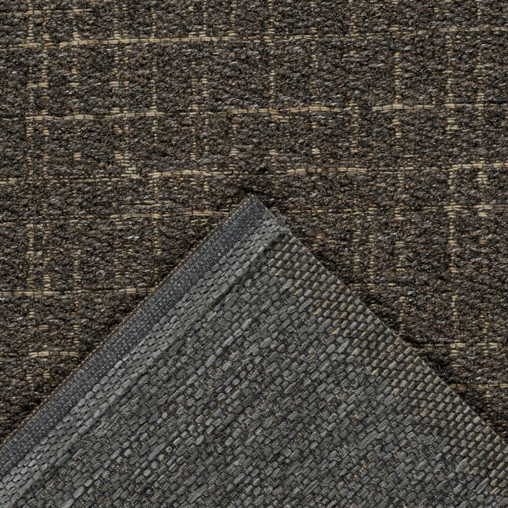 Tapis en polyester recyclé marron 200 x 290 cm — vue 4