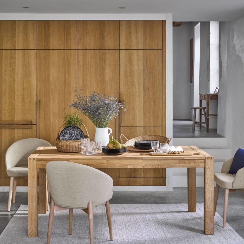 Tapis en polyester recyclé crème 160 x 230 cm