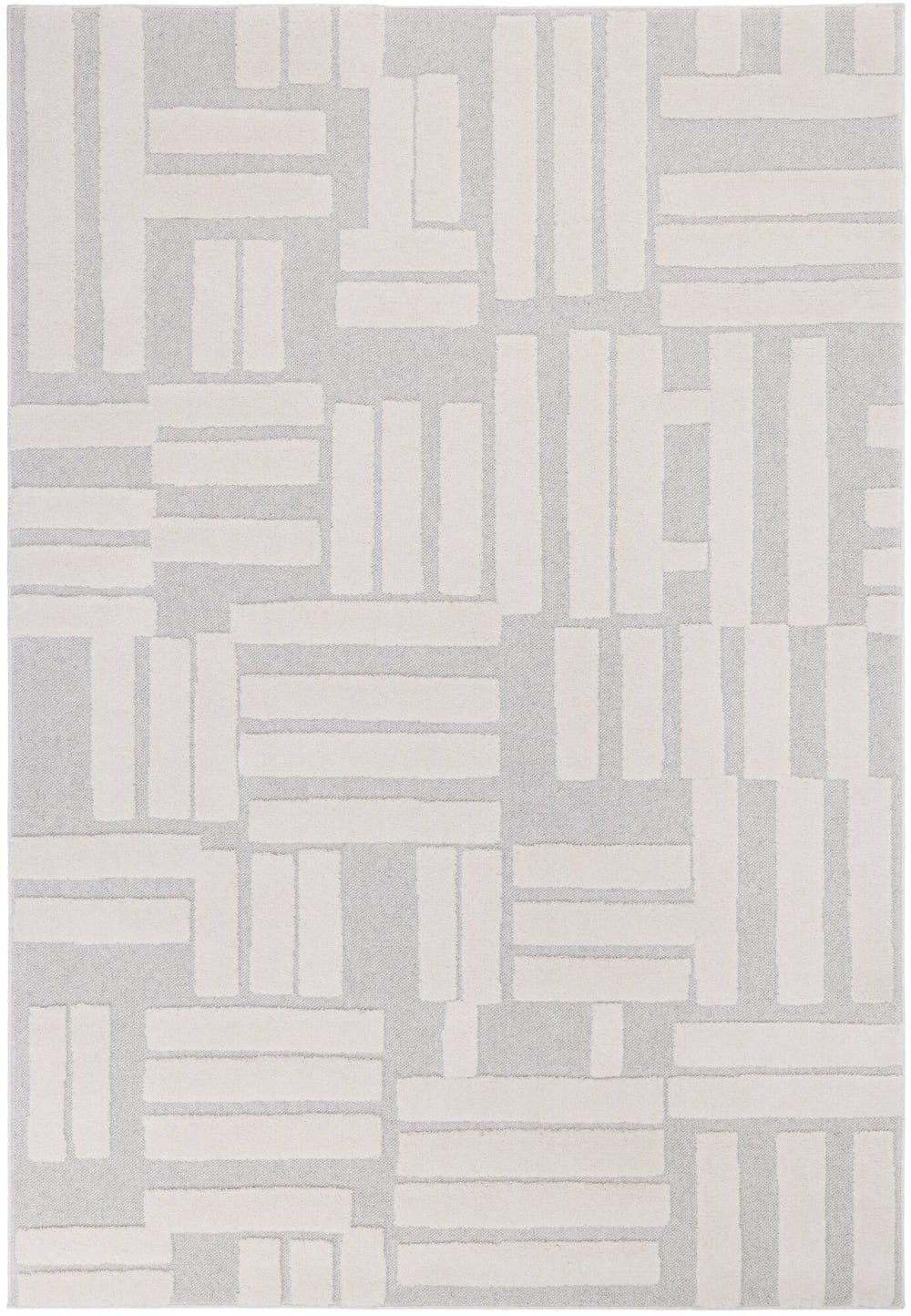 Tapis en laine beige 120 x 170 cm