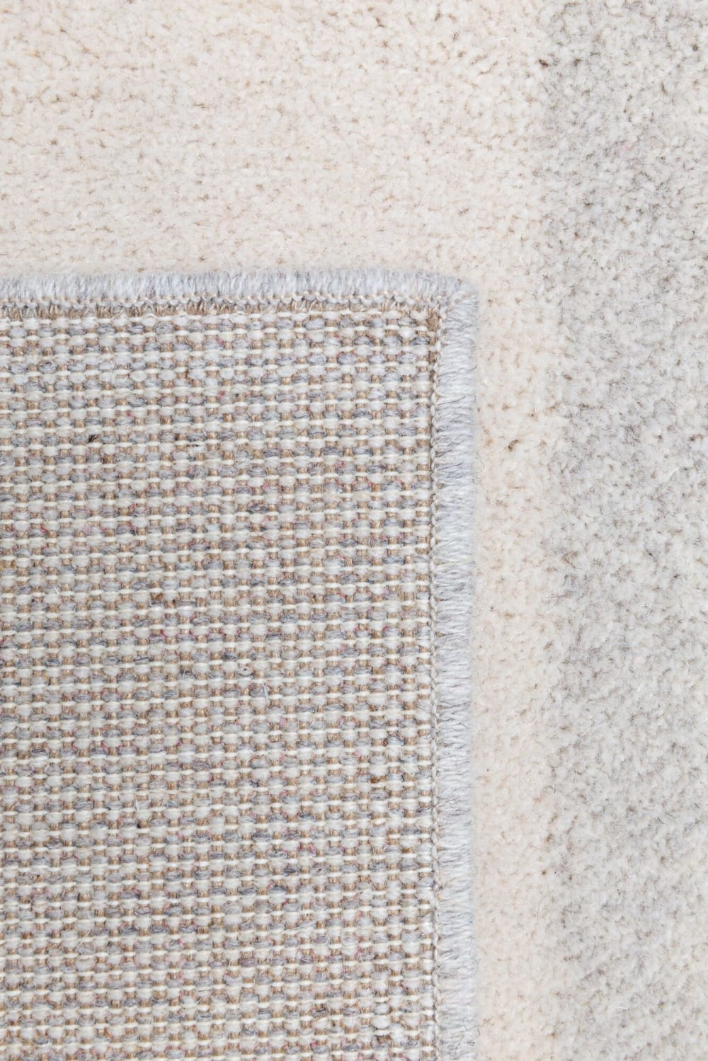 Tapis en laine gris et beige 200 x 300 cm — vue 4
