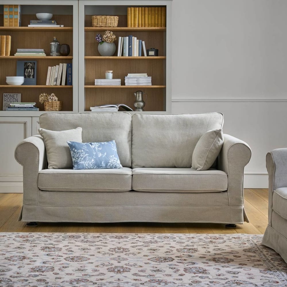 Tapis en laine beige à motif 120 x 170 cm — vue 4