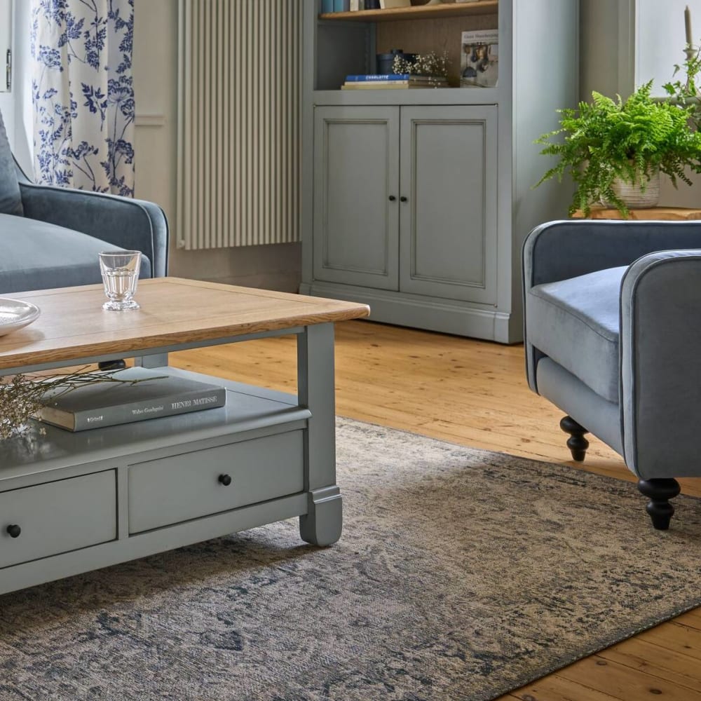 Tapis en laine gris beige 170 x 240 cm — vue 4