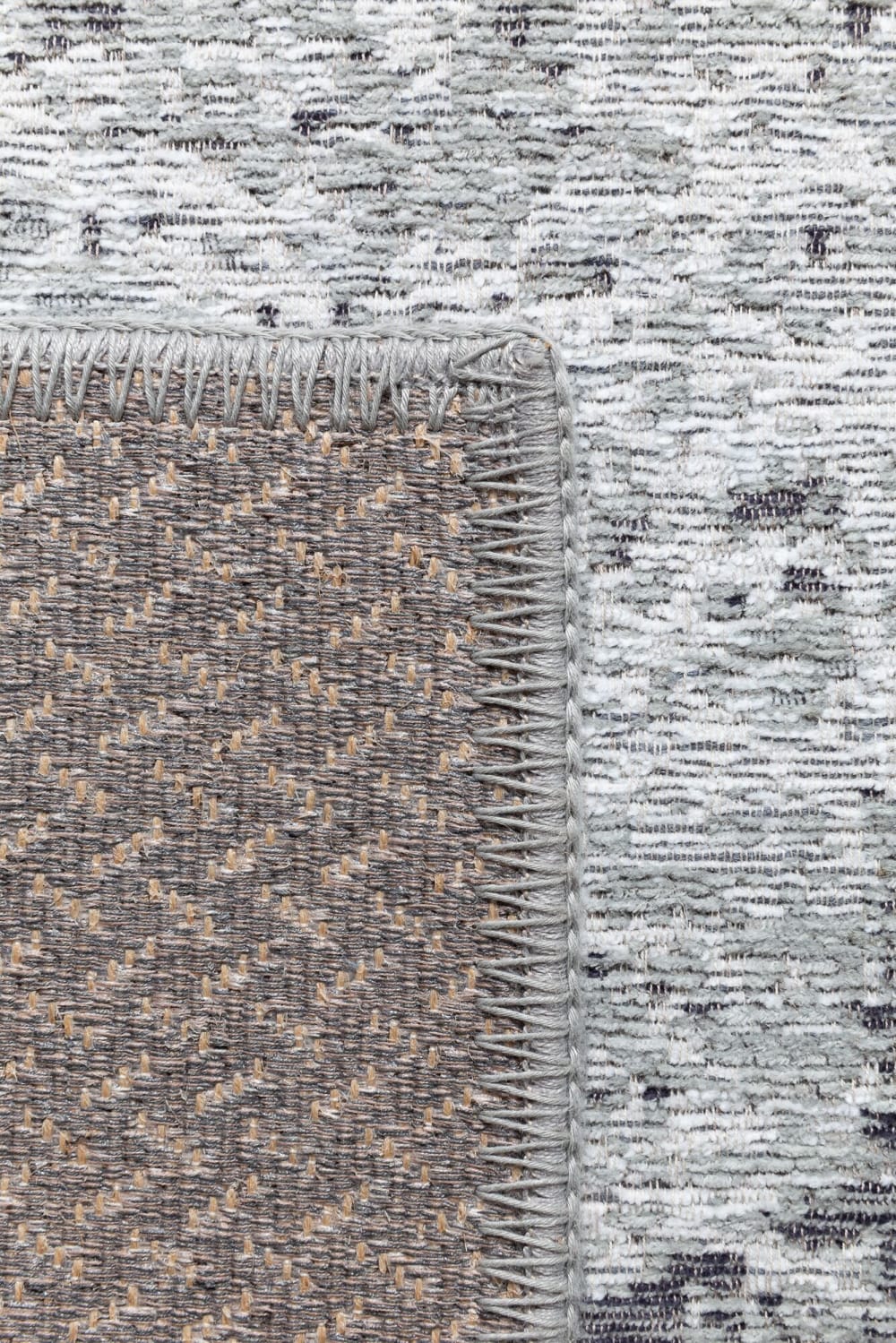 Tapis en laine gris foncé 125 x 180 cm — vue 3