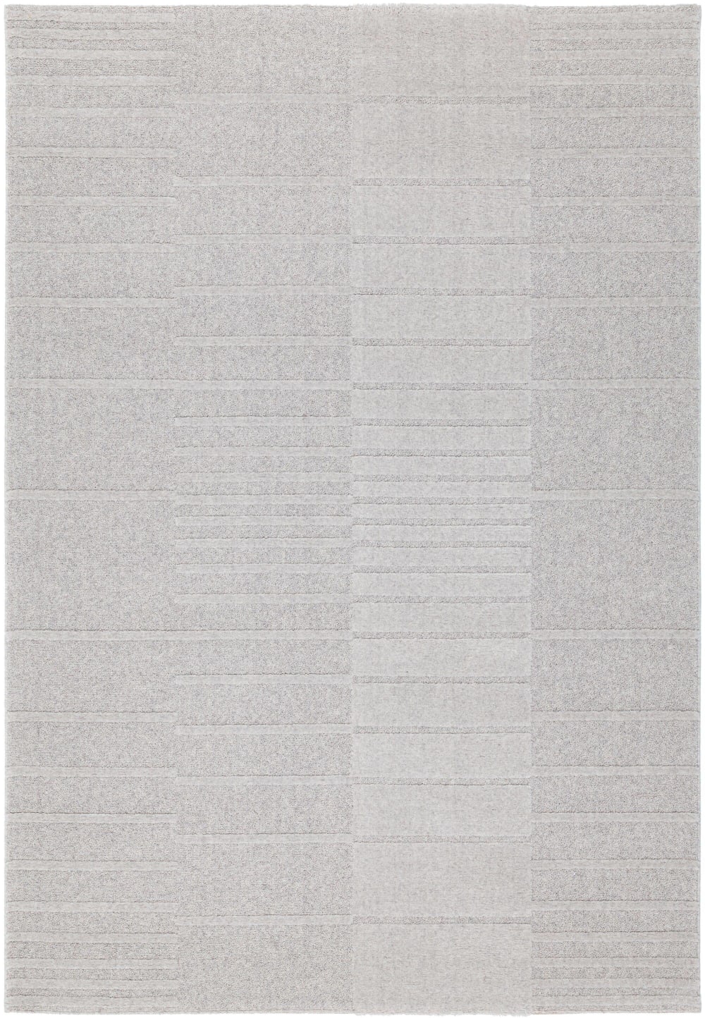 Tapis en laine rectangulaire gris 160 x 230 cm