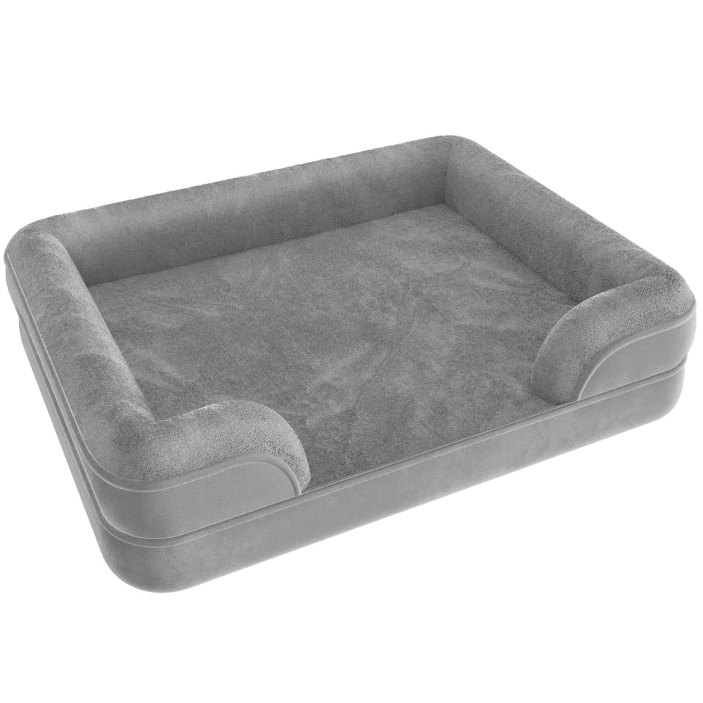Panier pour chien avec housse en peluche déperlante taille l Panier pour chien avec housse en peluche déperlante taille l
