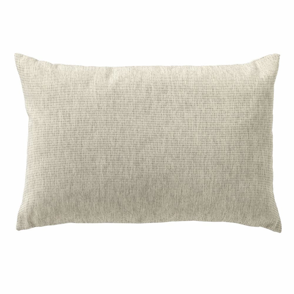 Coussin d'extérieur gris 40x60 cm