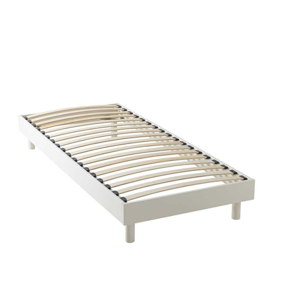 Sommier kit en bois massif - blanc