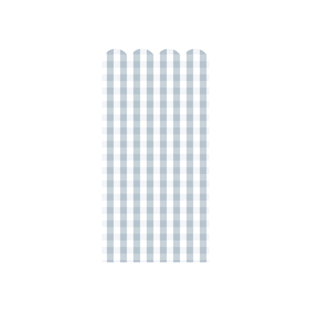 Decochic Vinylboiserie-Sticker Scallop Vichy blau 50x100cm (2er-Set) Pva - Polyvinylacetat Kinder