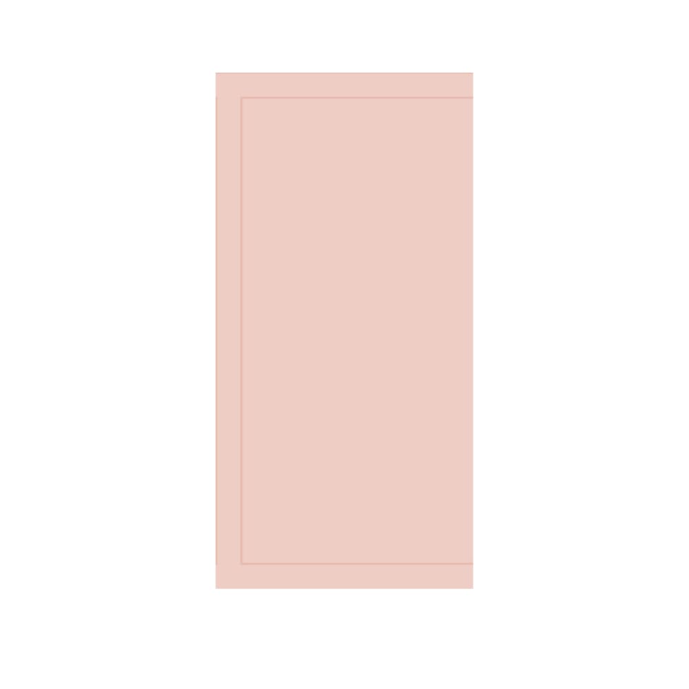 Decochic Vinylboiserie-Sticker rechteckig rosa 50x100cm (2er-Set) Pva - Polyvinylacetat Kinder
