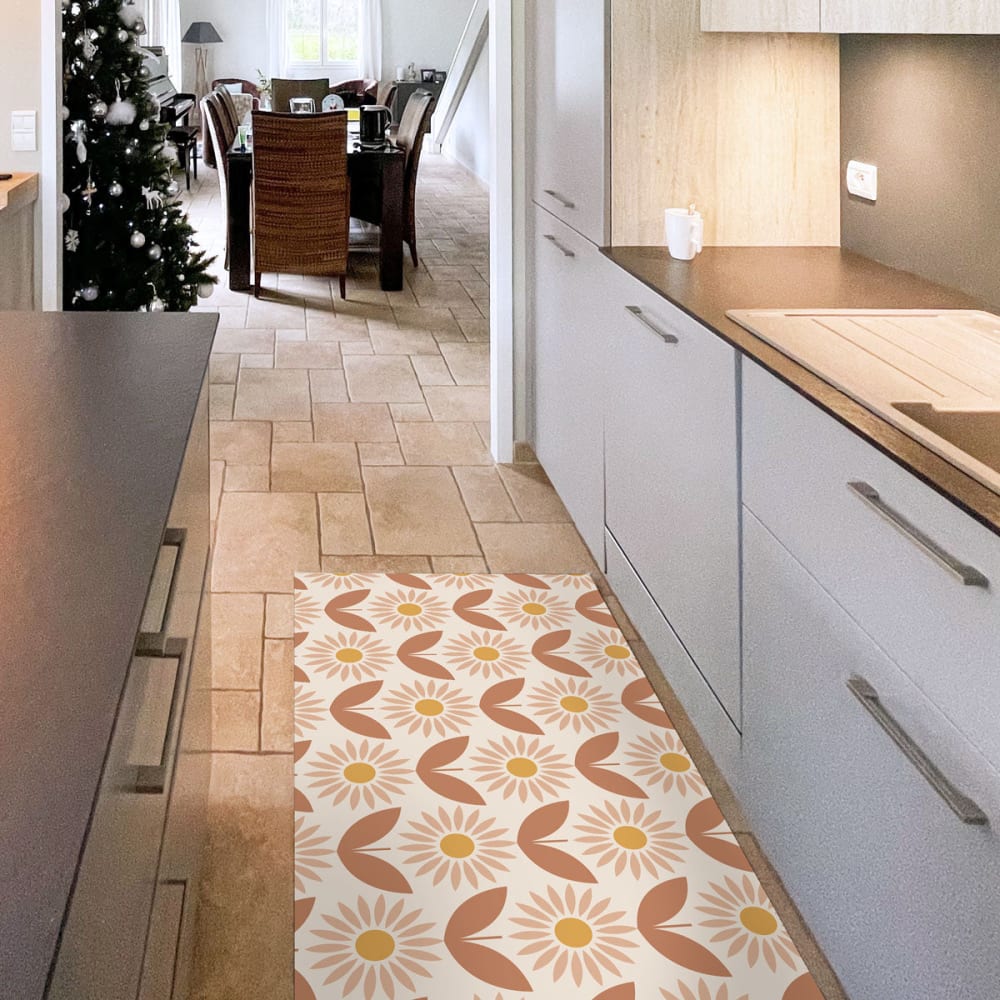 Tapis en vinyle daisy reverie multicolore 48x198 cm — vue 3
