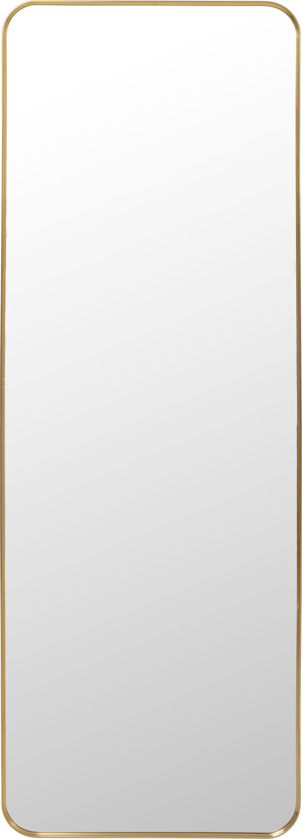 Kare Design Spiegel mit Rahmen aus Stahl, gold, 70x200cm style modern - Stahl