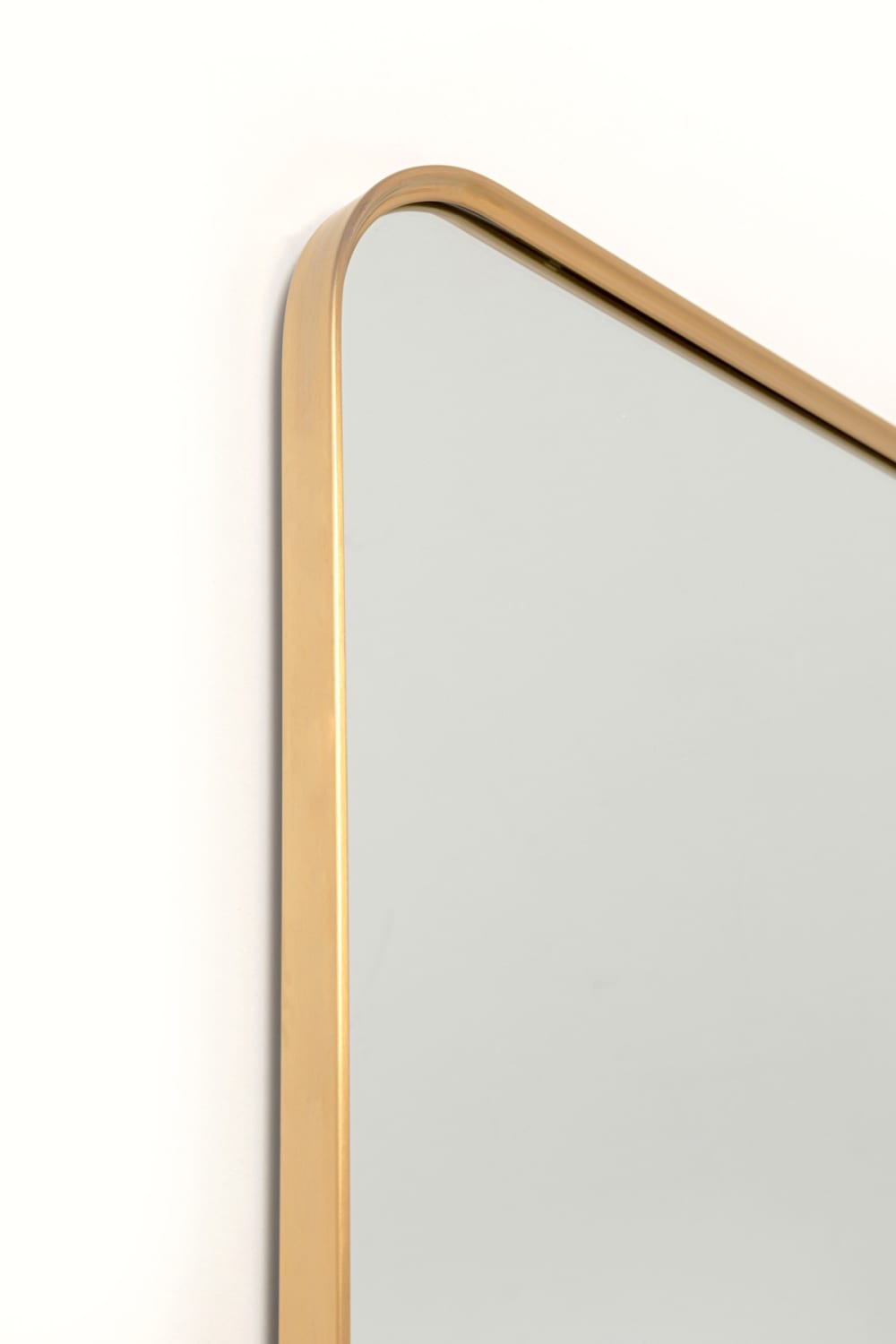 Spiegel mit Rahmen aus Stahl, gold, 70x200cm - Maisons Du Monde