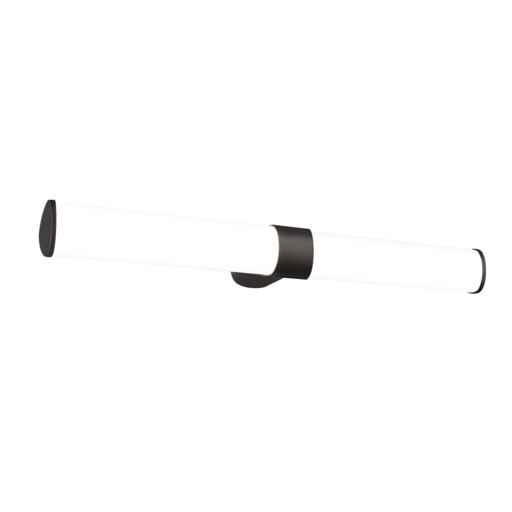 Reid - applique murale led en plastique, noir, l 60 cm