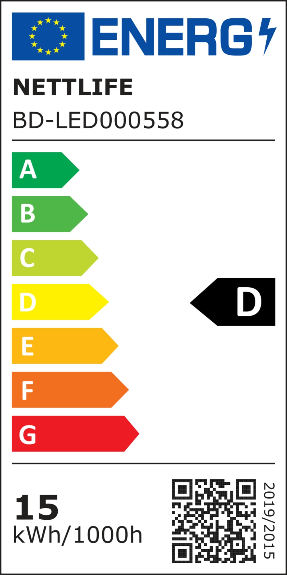 Barrett - applique murale led en métal, noir, l 3 cm — vue 4