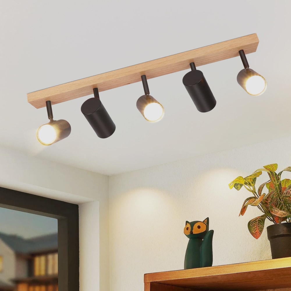 Crescentia - applique murale en métal, noir, l 63 cm, gu10 — vue 3