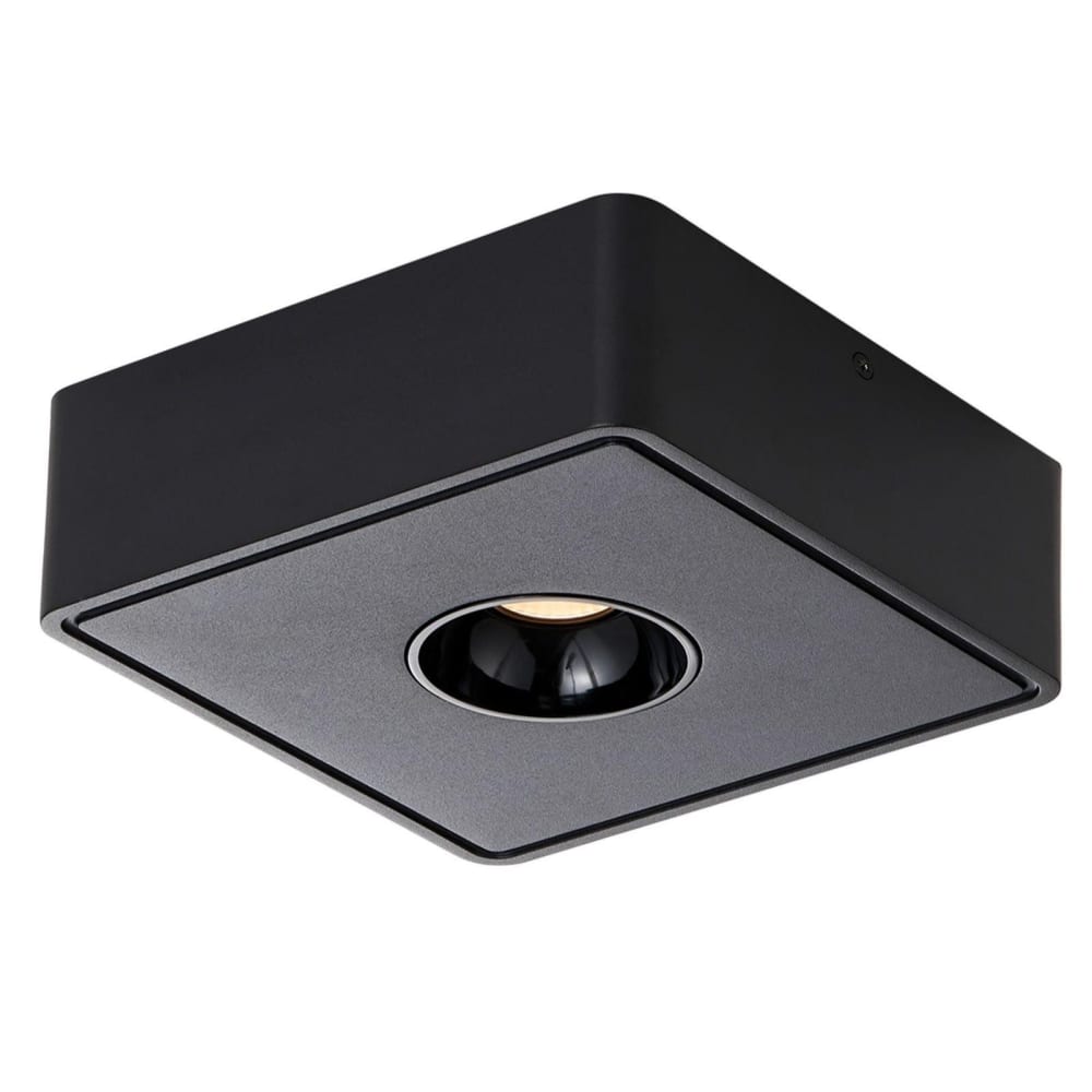 Nettlife Everett - LED-Deckenstrahler aus Metall, Schwarz, L 132 cm, max. 7 W style modern Schwarz Metall