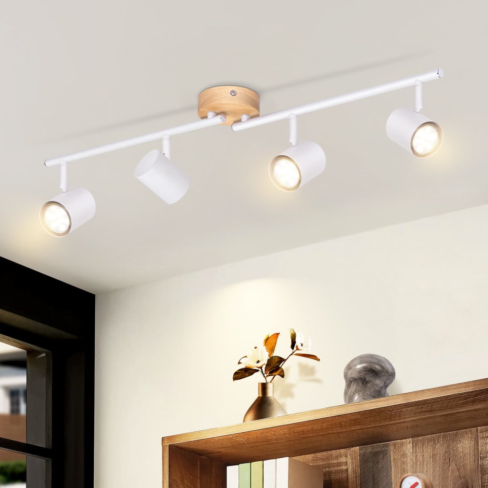 Bewachen - spot de plafond en métal, blanc, l 71 cm, gu10 — vue 3