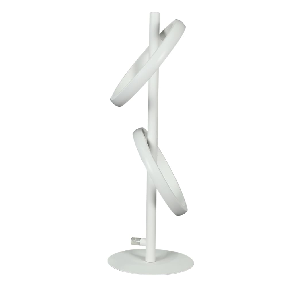 Rendall - lampe de table led en métal, blanc, l 22 cm — vue 3