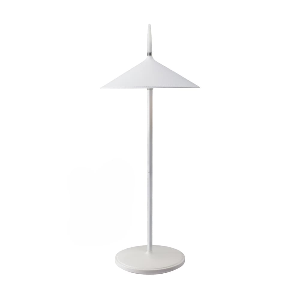 Nettlife Lichtblick - LED-Tischleuchte aus Kunststoff, Weiß, L 16 cm, max. 6 W style modern Weiß Pvc - Polyvinlychlorid