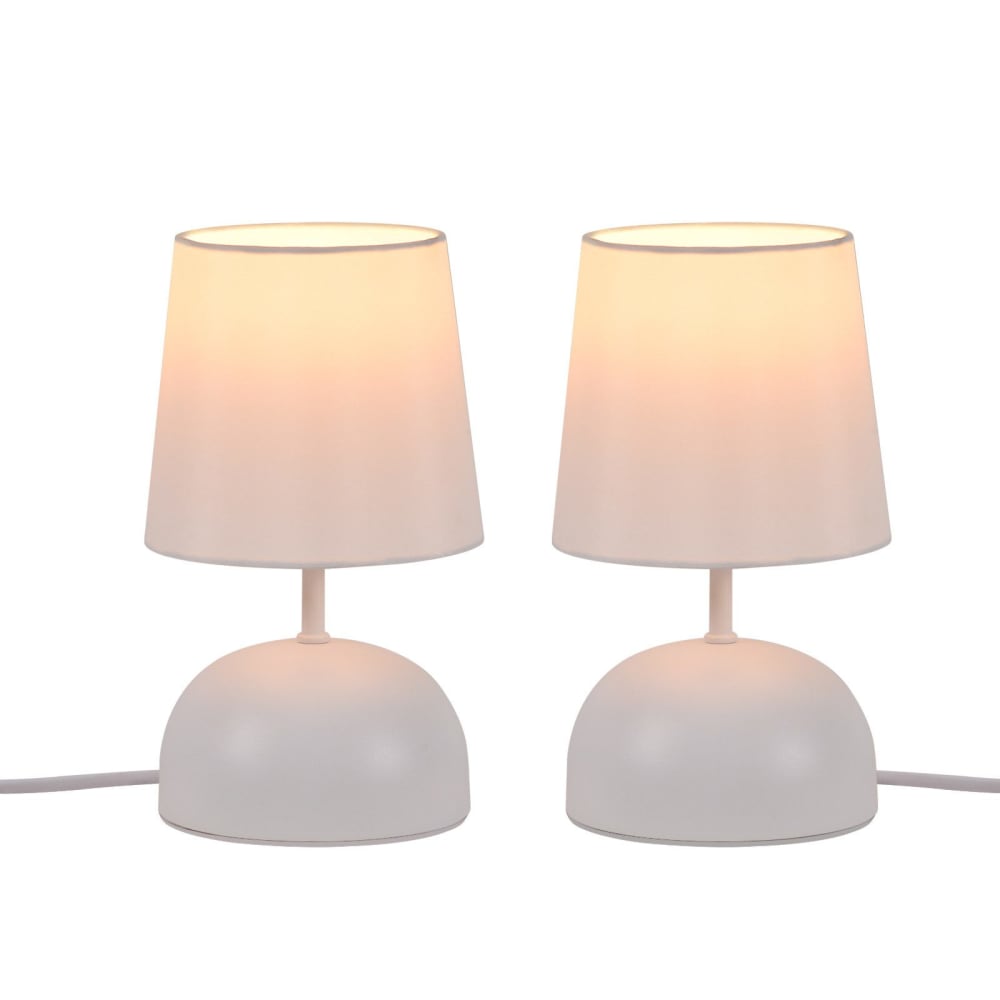 Backnang - lampe de table en métal, blanc, l 14 cm, e14