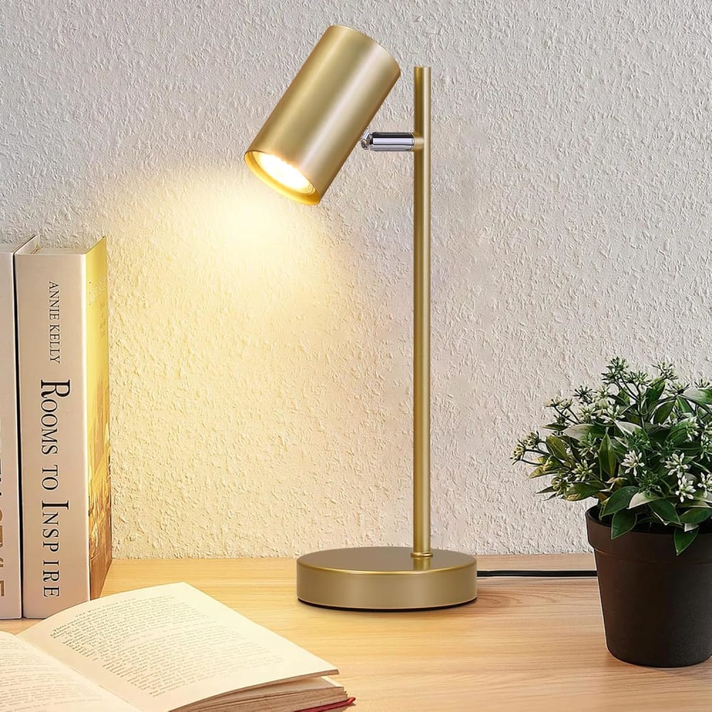 Rendina - lampe de table en métal, doré, l 13 cm, gu10 — vue 3