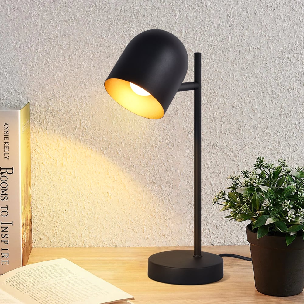 Boden - lampe de table en métal, coloris noir, l 22 cm, e14, max. 40 w — vue 3