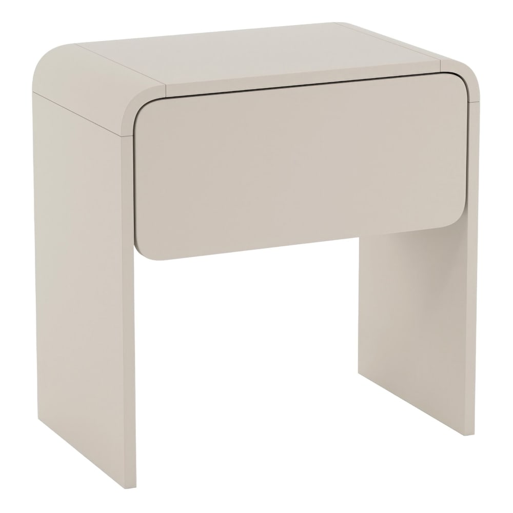Selsey Nachttisch mit Schublade, Kaschmirgrau, 50 cm style modern Taupe Spanplatte