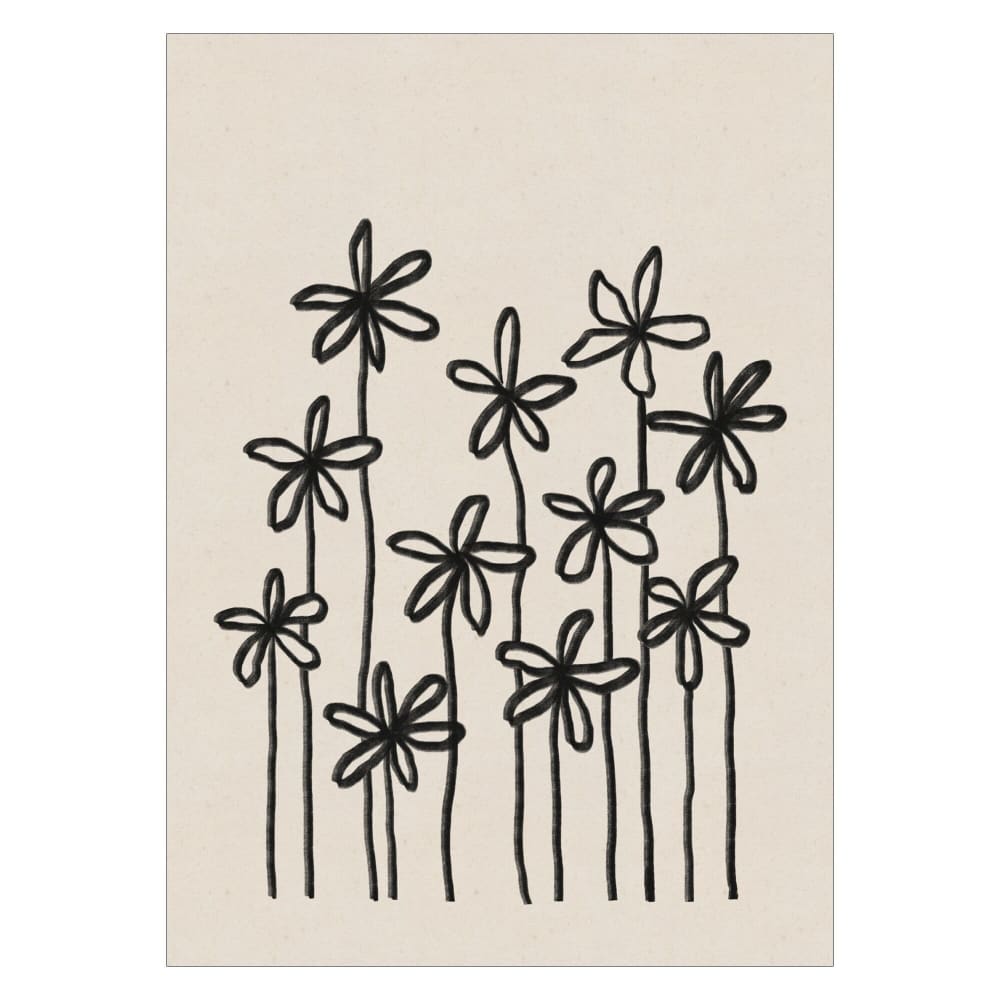 Affiche ''A Field Of Flowers'' sans cadre - 70 x 100 cm