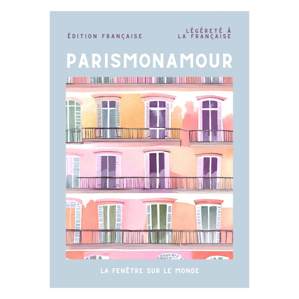 Affiche ''Paris mon Amour'' sans cadre - 50 x 70 cm
