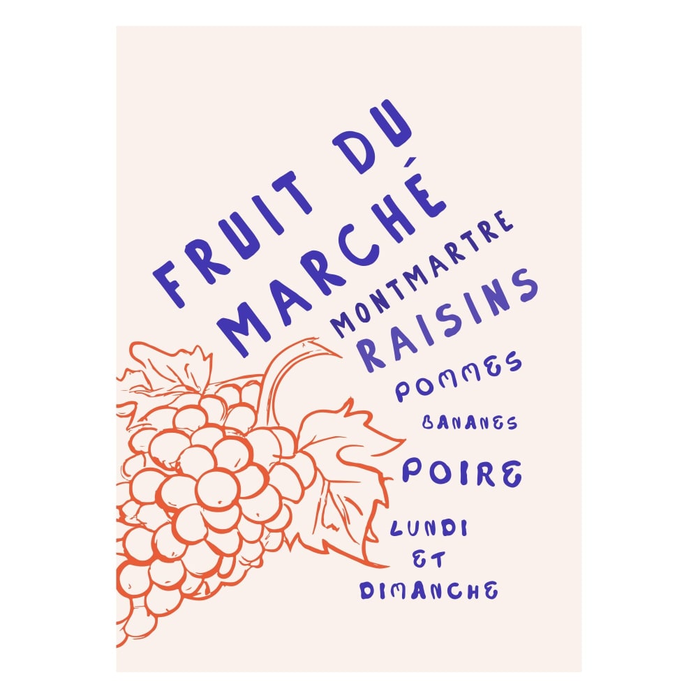 Affiche ''Market Harvest'' sans cadre - 30 x 40 cm