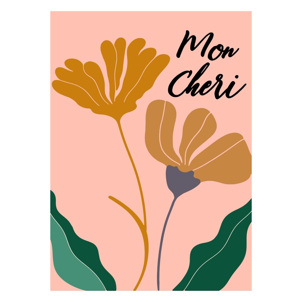 Affiche ''Blossom Whispers'' sans cadre - 70 x 100 cm