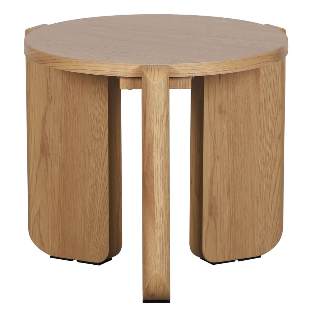 Couchtisch, Ø 50 cm, Eichenholzoptik - Maisons Du Monde
