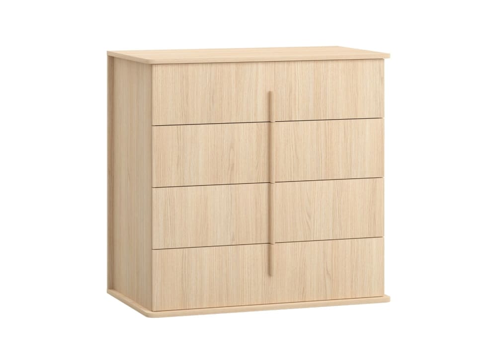 Commode 4 tiroirs Chêne Clair