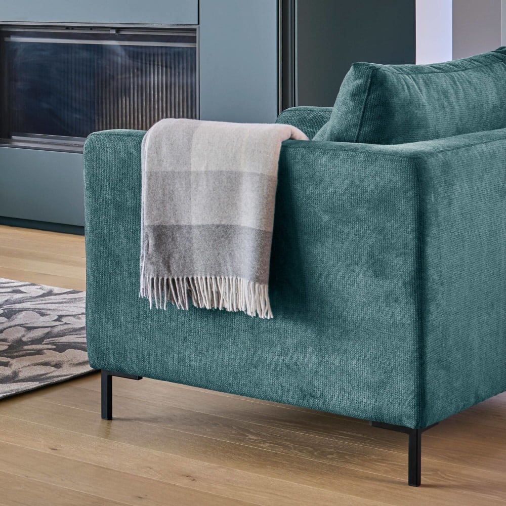 Fauteuil en tissu océan