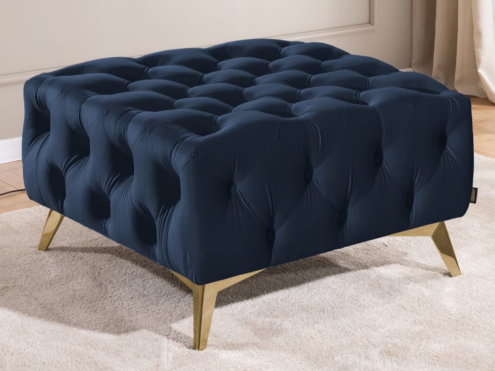 Repose-pieds Chesterfield - pieds