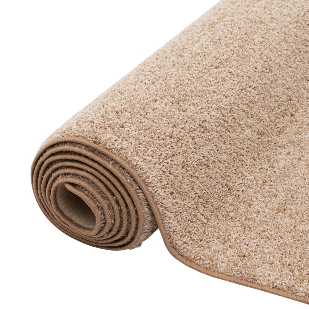 Tapis couloir uni beige 100x200 cm — vue 3