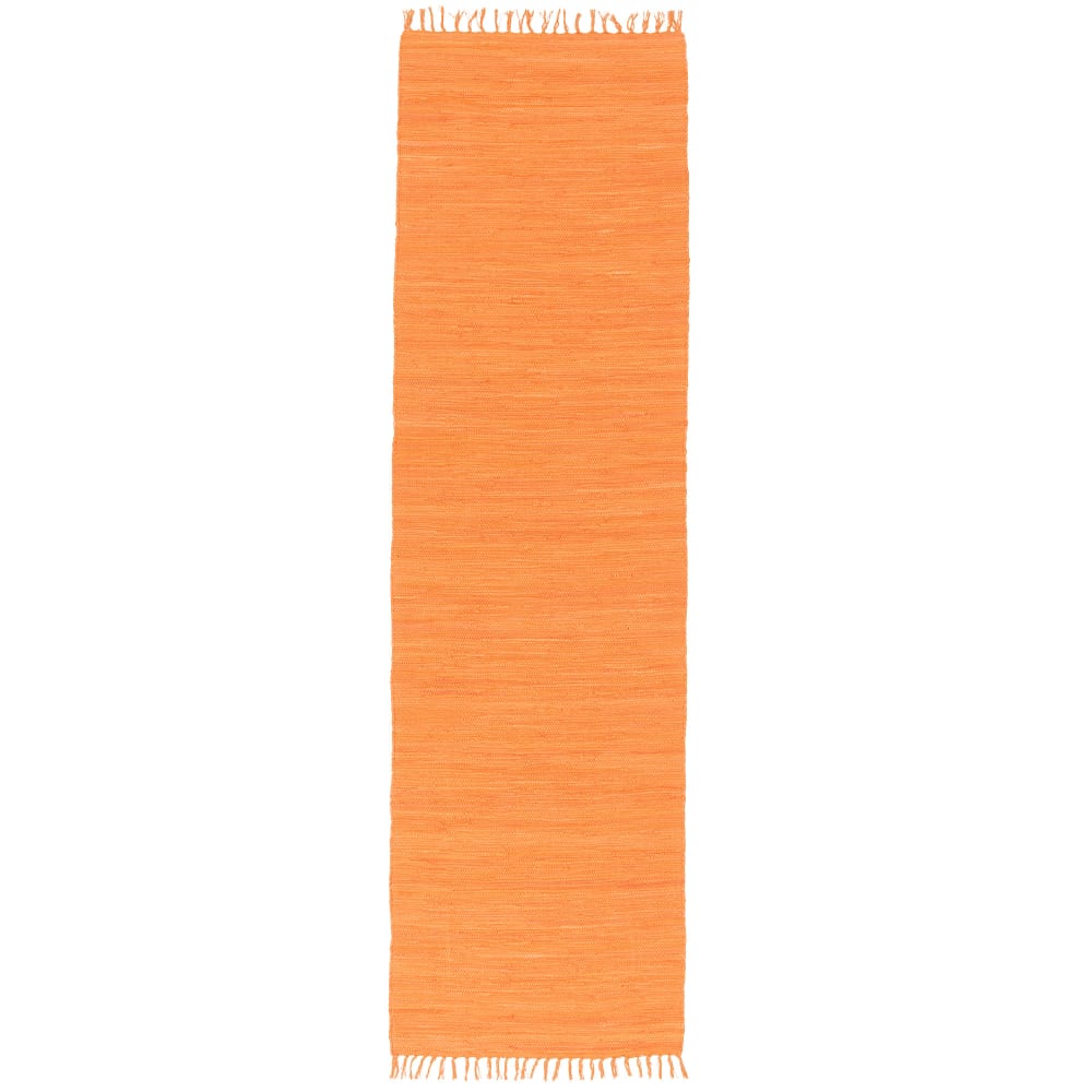 Tapis couloir en coton terre cuite 70x140 cm