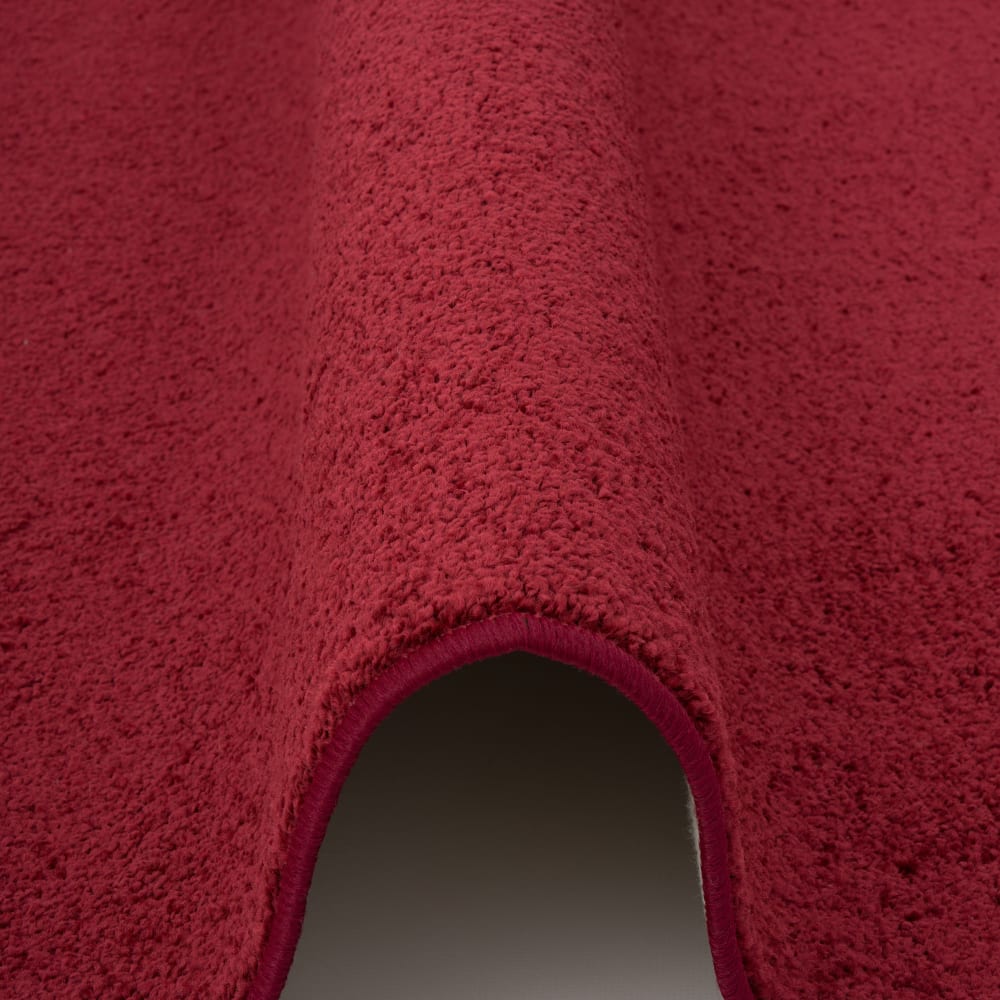 Tapis couloir uni vin rouge 80x240 cm — vue 4