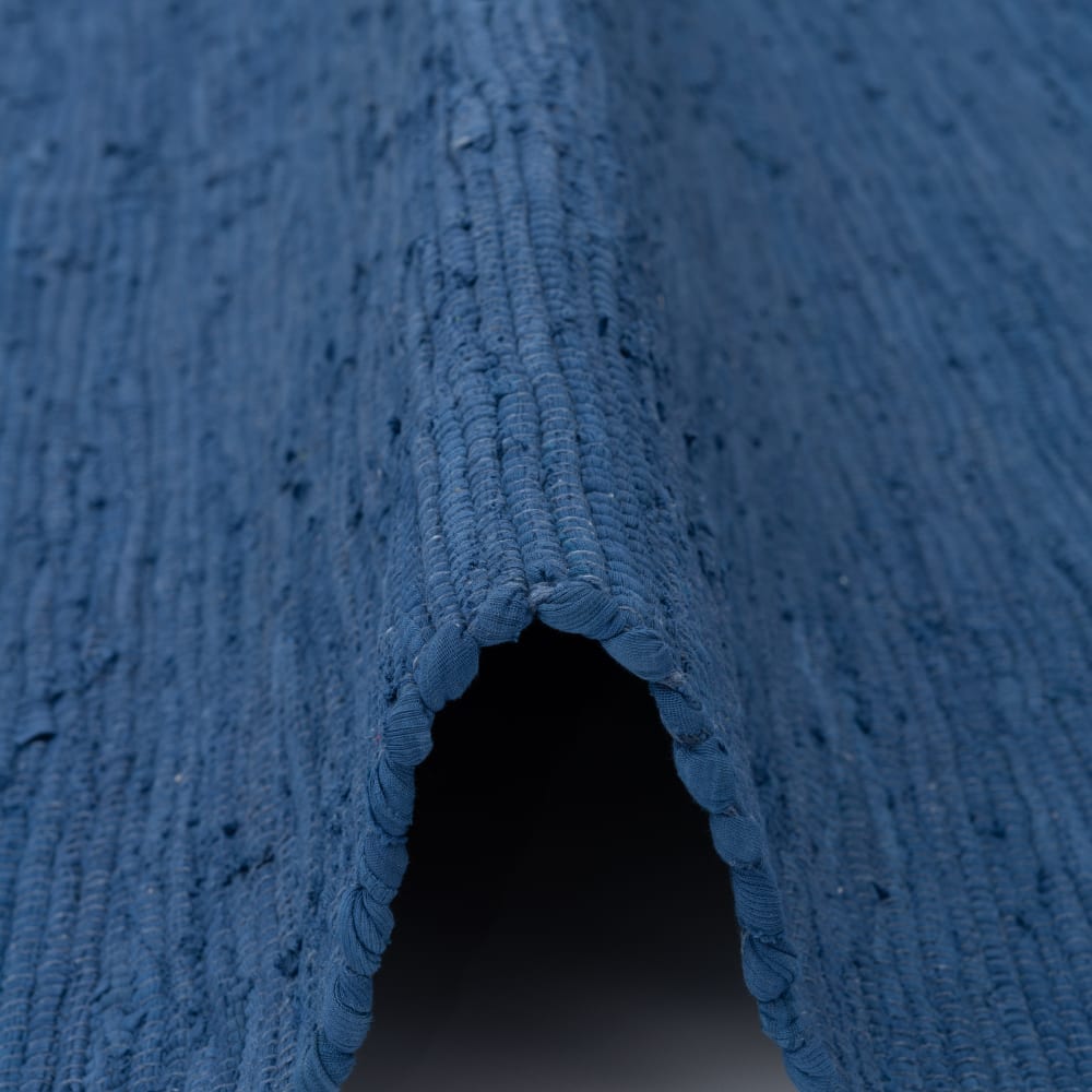 Tapis couloir en coton bleu foncé 60x120 cm — vue 4