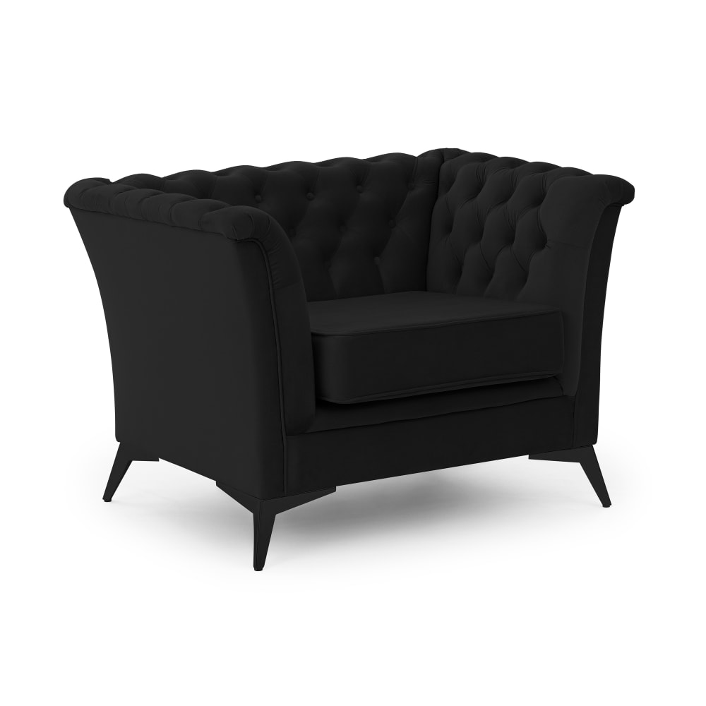 Fauteuil Chesterfield - noirs