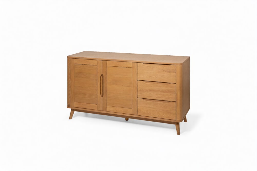 Commode en chêne massif,